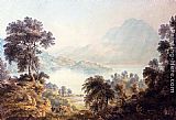 John Glover Canvas Paintings - Loch Katrine, Scotland